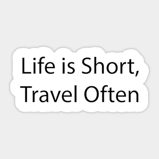 Travel Quote 2 Sticker